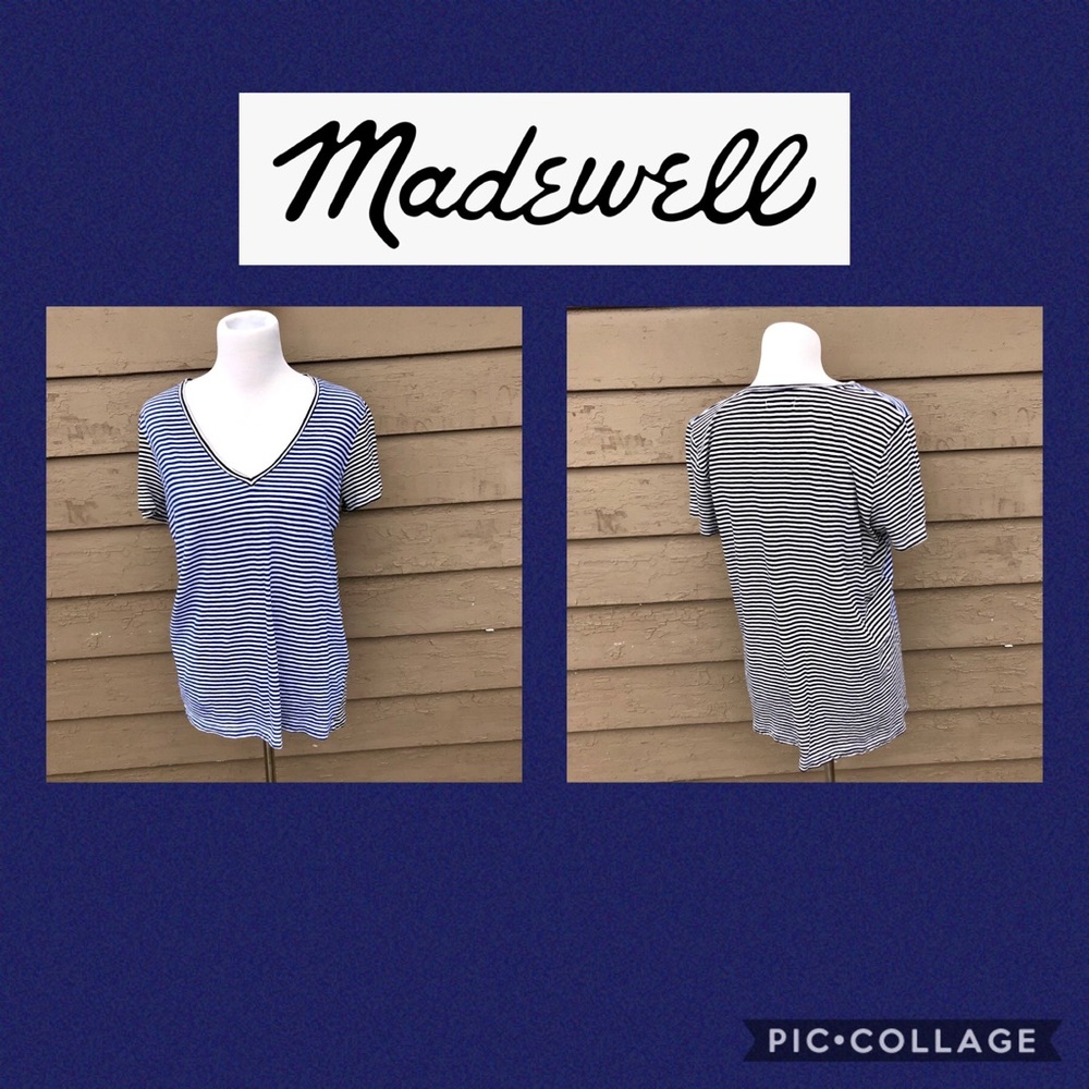☀️☀️☀️ 4/$20 Madewell striped tee!
